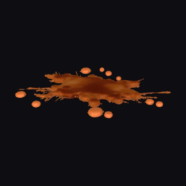 Brown Liquid Splash