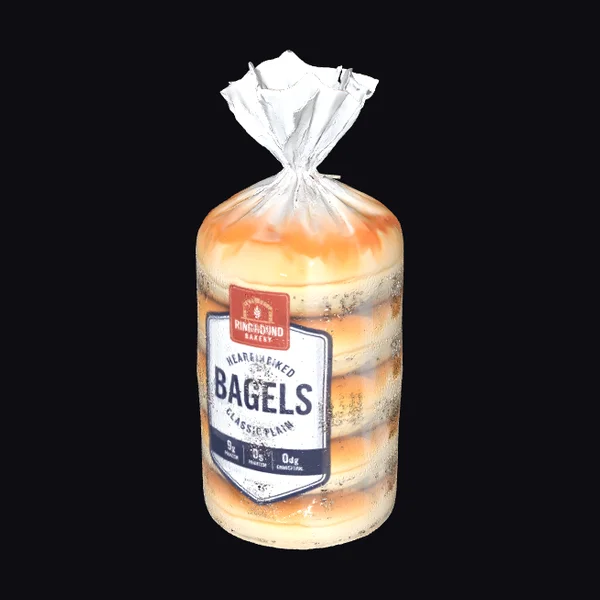Bagels in Plastic Bag