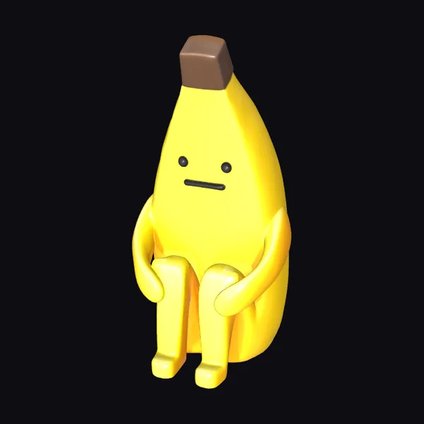 Banana with Chocolate Top