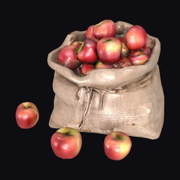 Bag of Red Apples