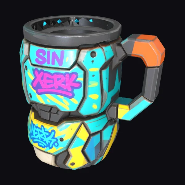 Graffiti Cyber Mug