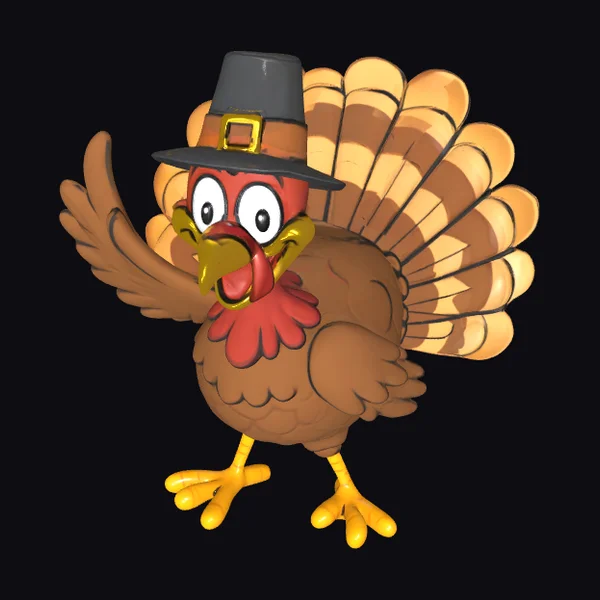 Cartoon Thanksgiving Turkey