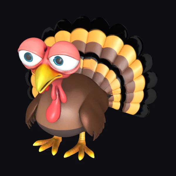 Cartoon Turkey Bird