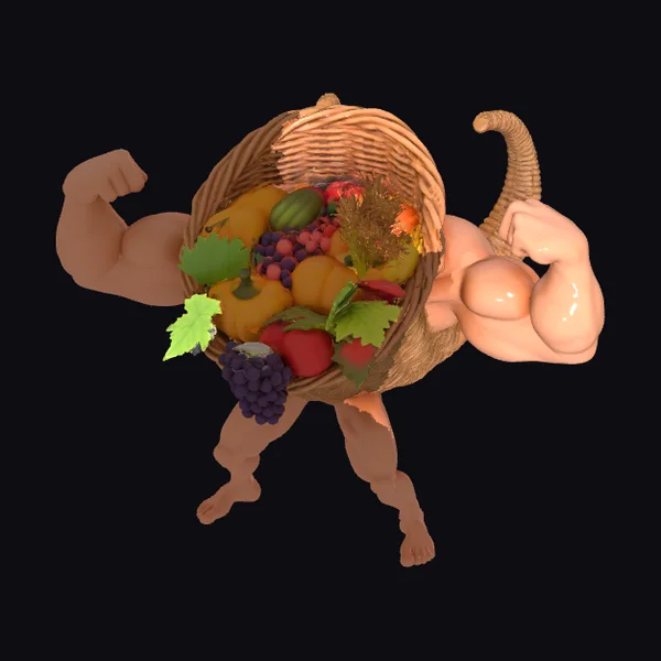 Muscular Fruit Basket