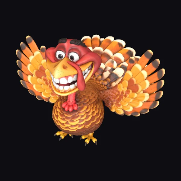 Smiling Turkey Bird