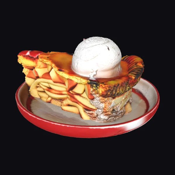 Apple Pie with Ice Cream