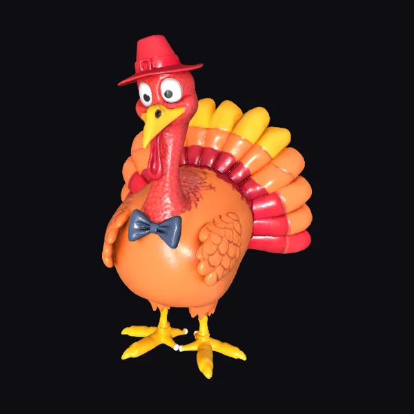 Stylish Turkey Figurine