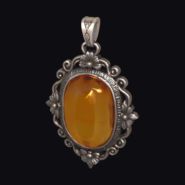Vintage Amber Pendant