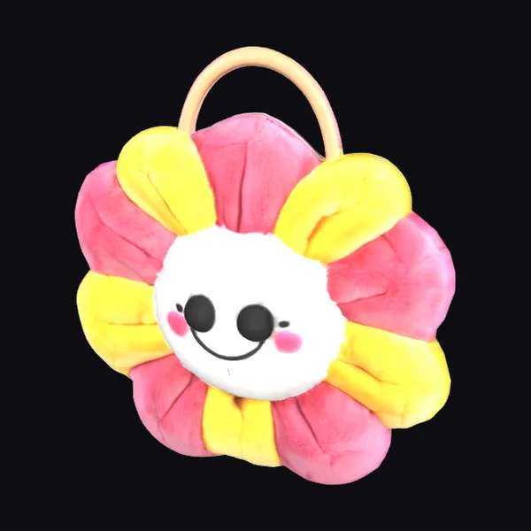 Puffy Cartoon Flower Handbag