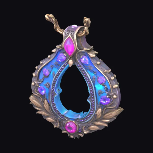 Arch Pendant with Gems