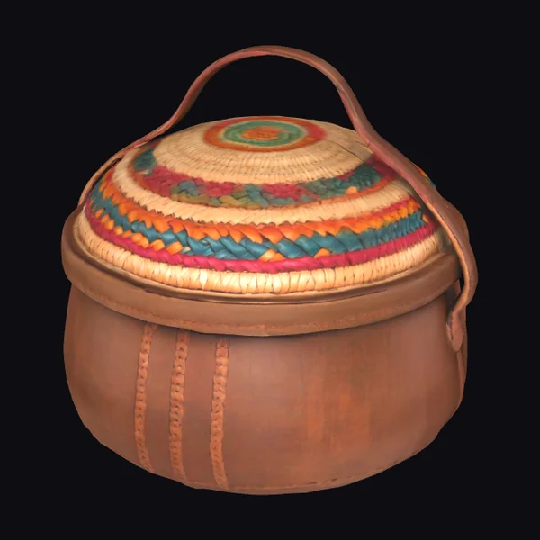 Woven Leather Handbag