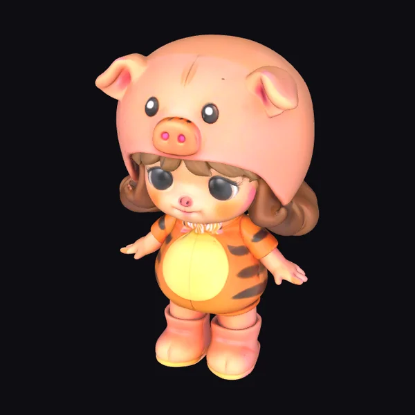 Piggy Tiger Girl