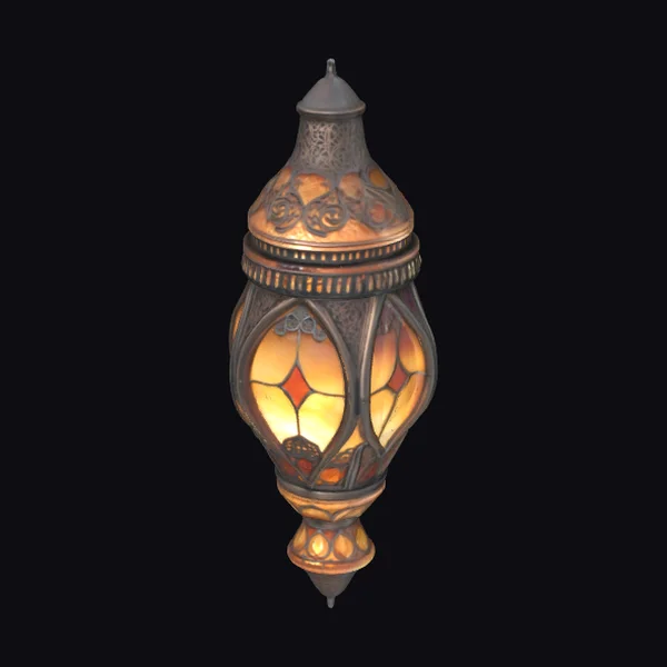 Ornate Stained Lantern