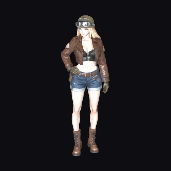 Wasteland Aviator Girl