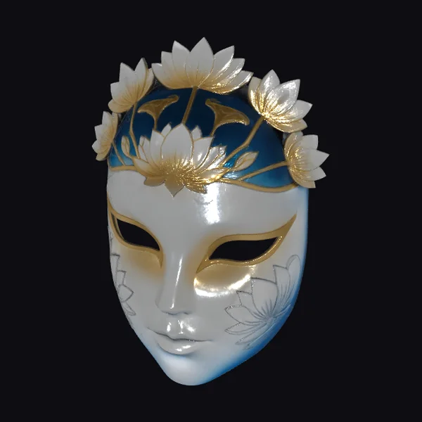 Lotus Crown Mask