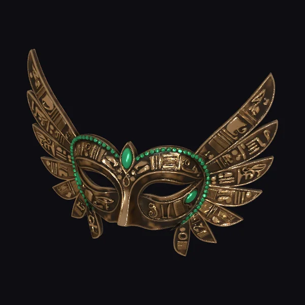 Winged Glyph Mask
