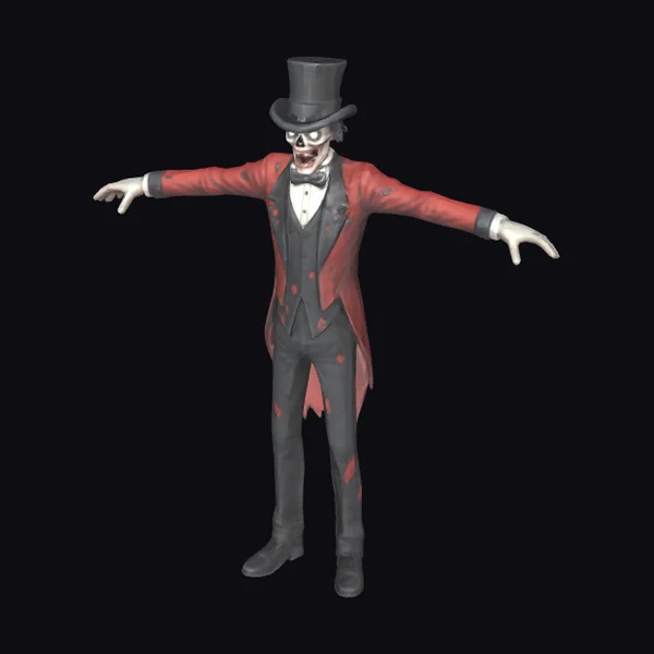 Zombie Gentleman in Red