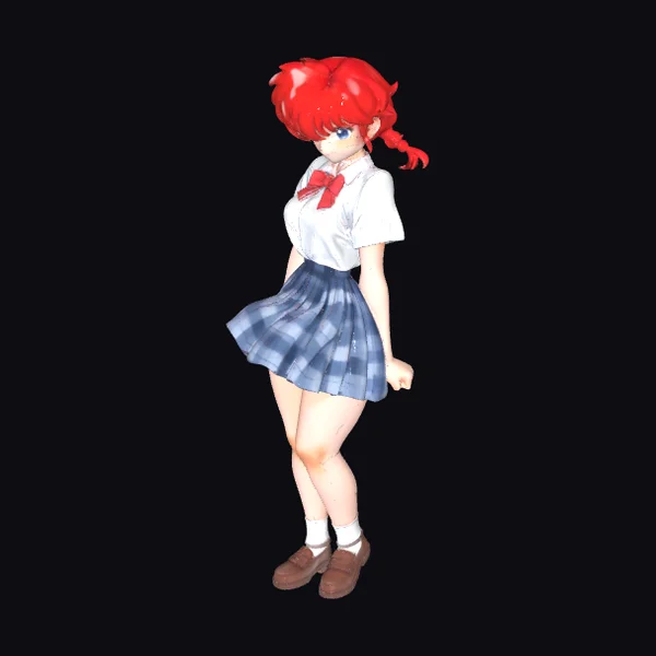 Anime Girl Red Hair