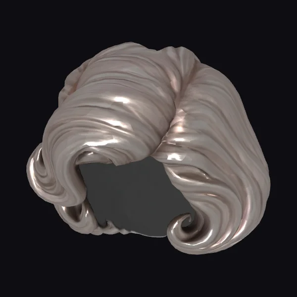 Metallic Swirl Sculpture