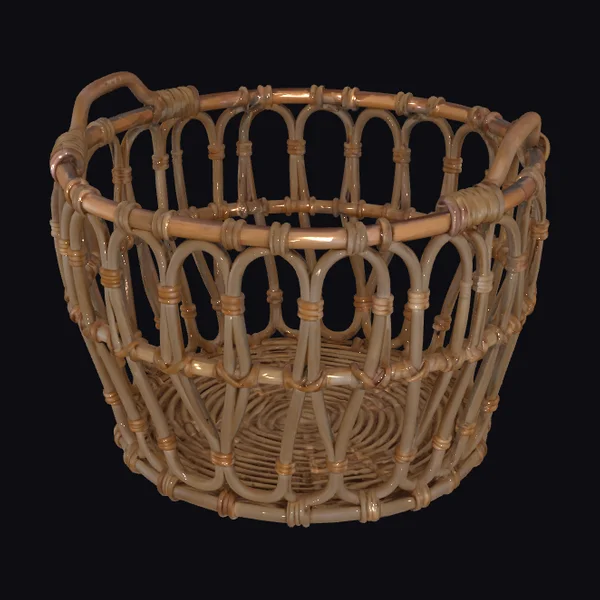 Woven Rattan Basket