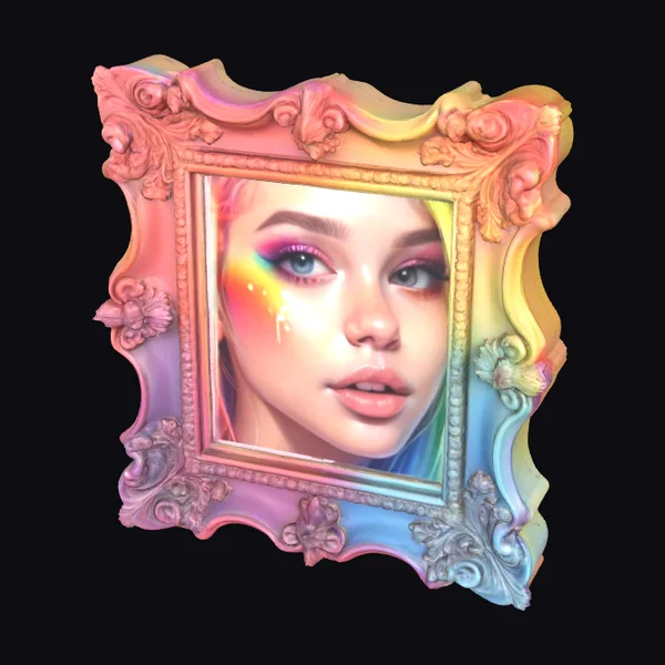 Rainbow Picture Frame