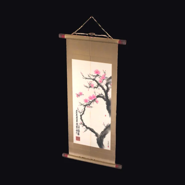 Cherry Blossom Wall Scroll