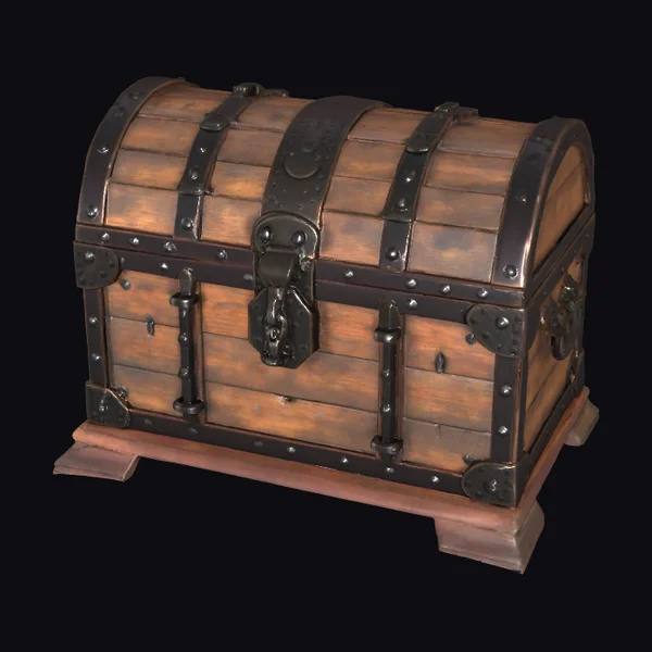 Wooden Treasure Chest