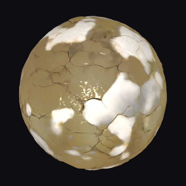 Golden Cracked Sphere