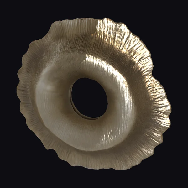 Golden Ripple Wall Art