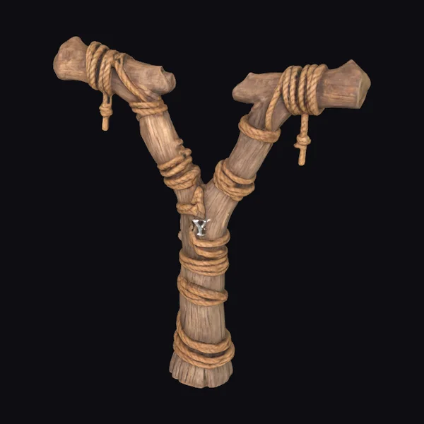 Ancient Wooden Y Shaped