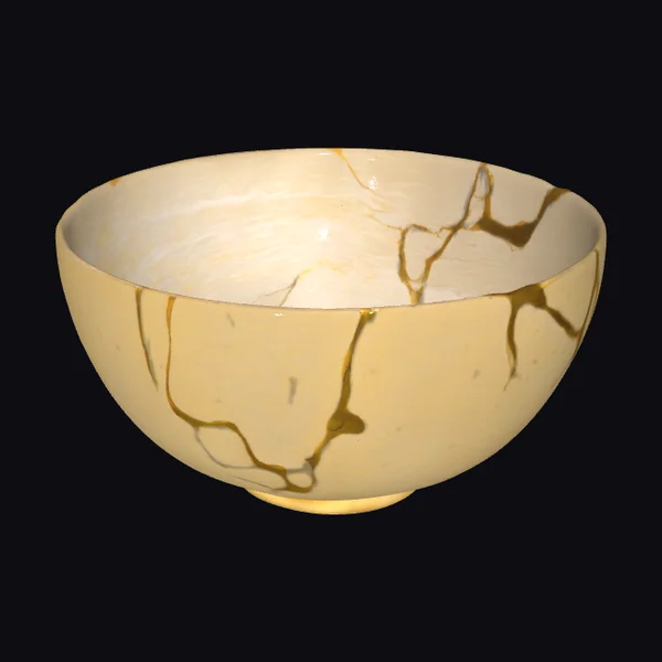 Golden Kintsugi Bowl