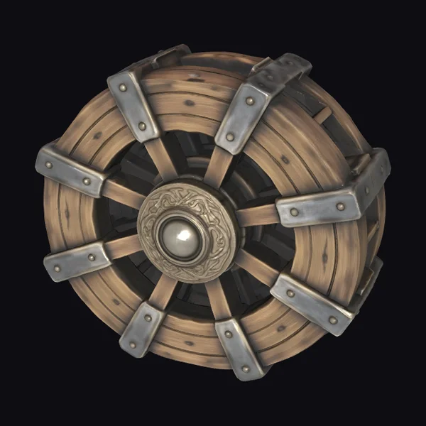 Ancient Wooden Shield