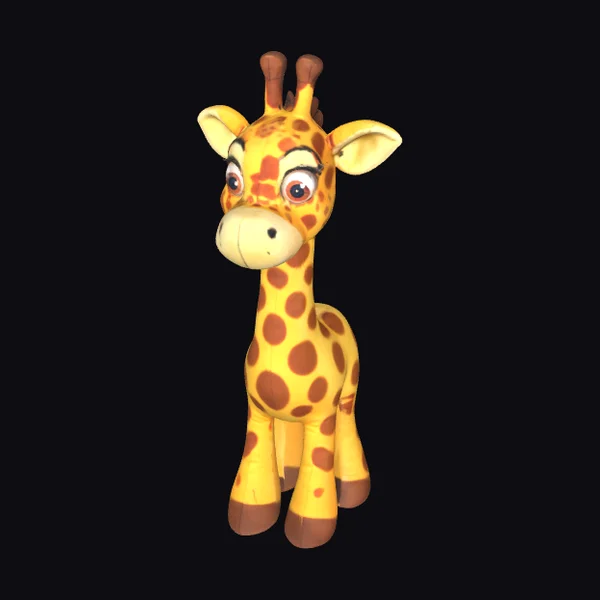 Cartoon Plush Giraffe