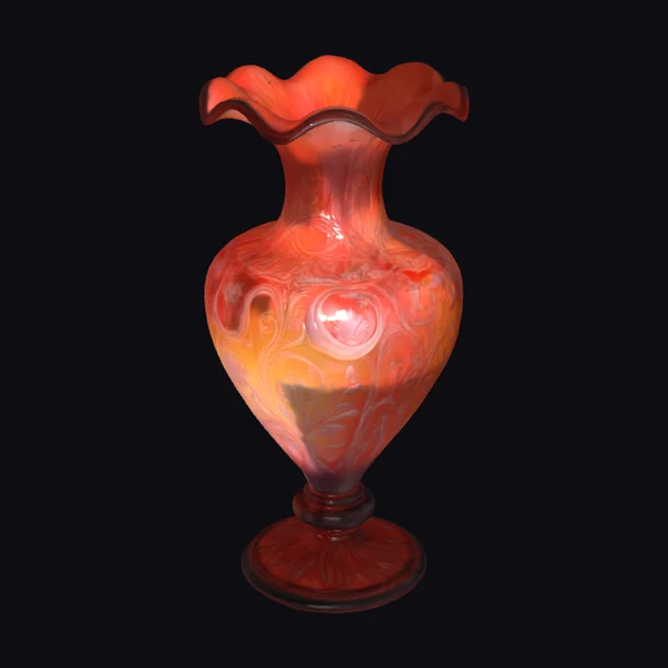 Ornate Victorian Glass Vase