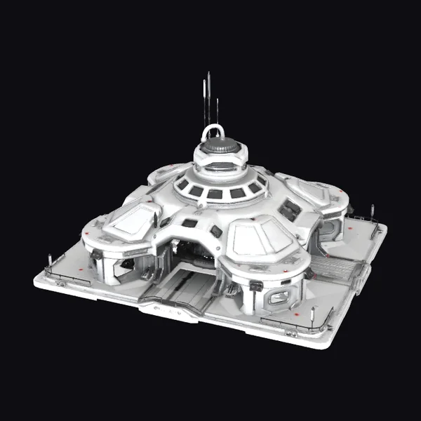 Futuristic Colony Habitat