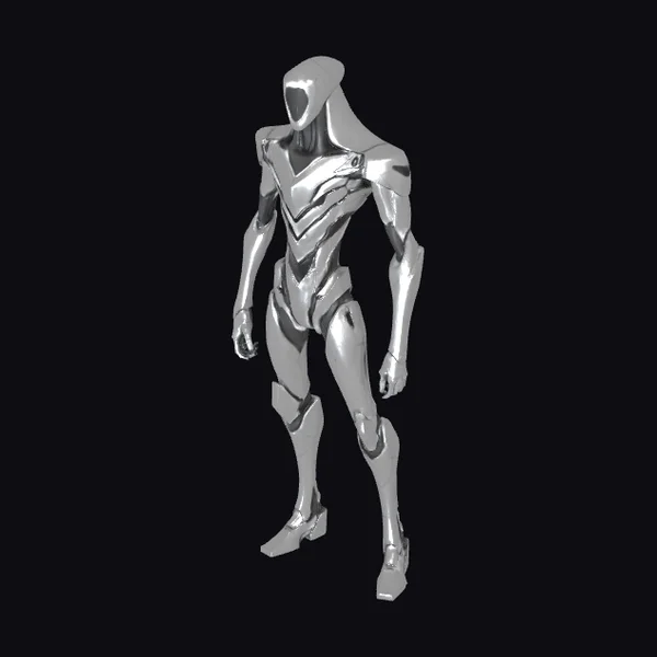 Silver Armor Suit