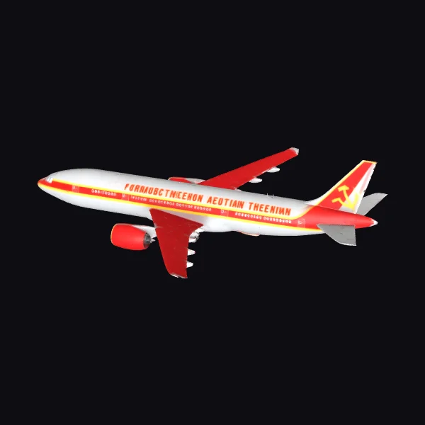 Soviet Style Jet Airliner