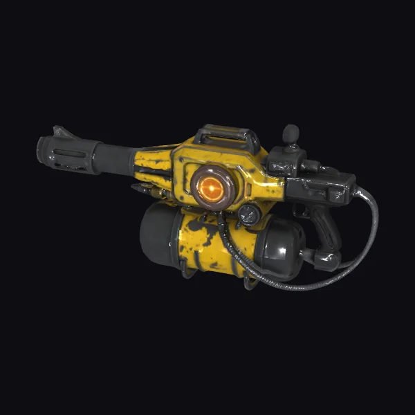 Yellow Industrial Blaster Gun