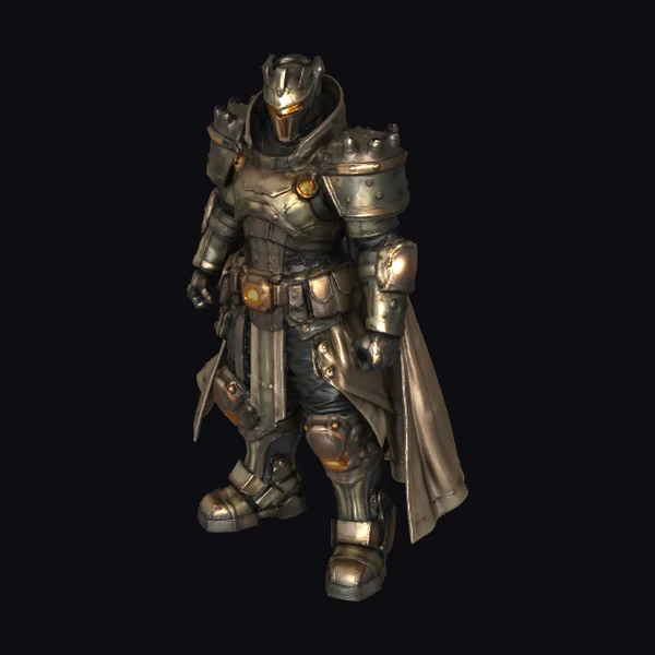 Armored Knight Figure