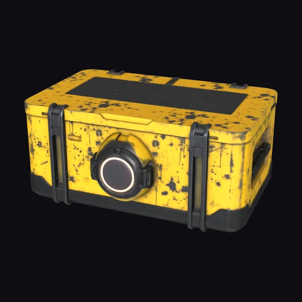 Yellow Sci-Fi Containment Box