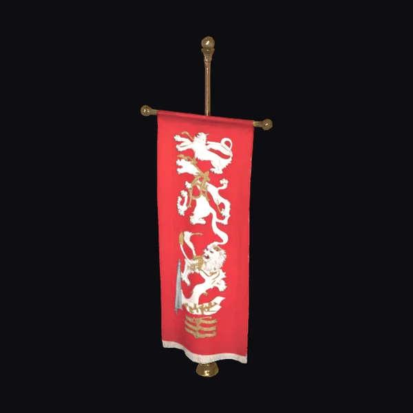 Red English Lion Flag