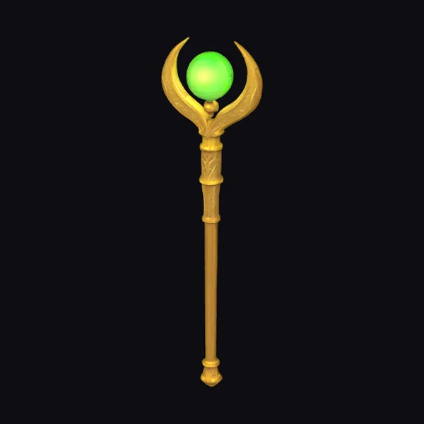 Emerald Magic Staff