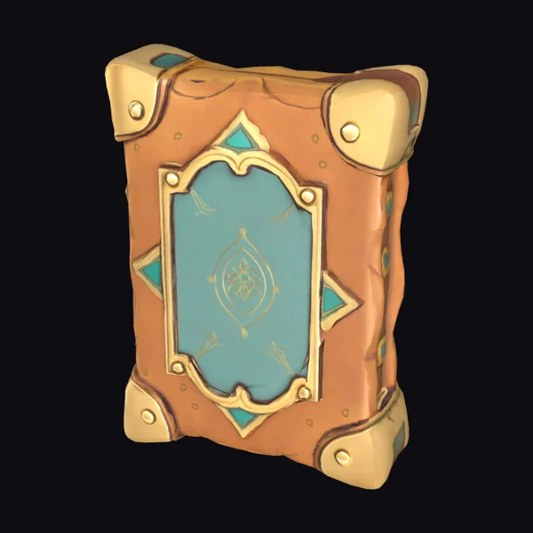 Ancient Leather Spellbook