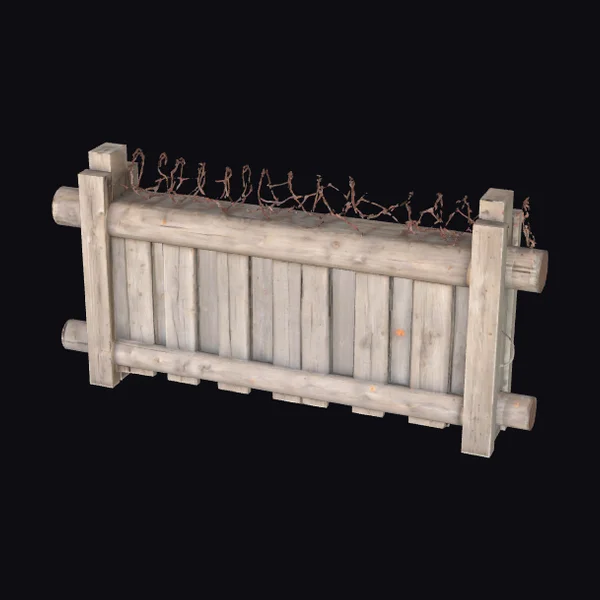 WWII Wooden Barricade