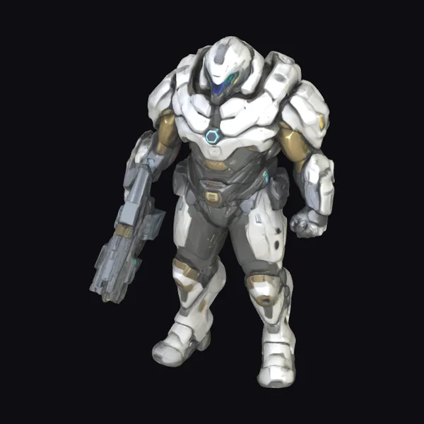 Armored Sentinel Robot