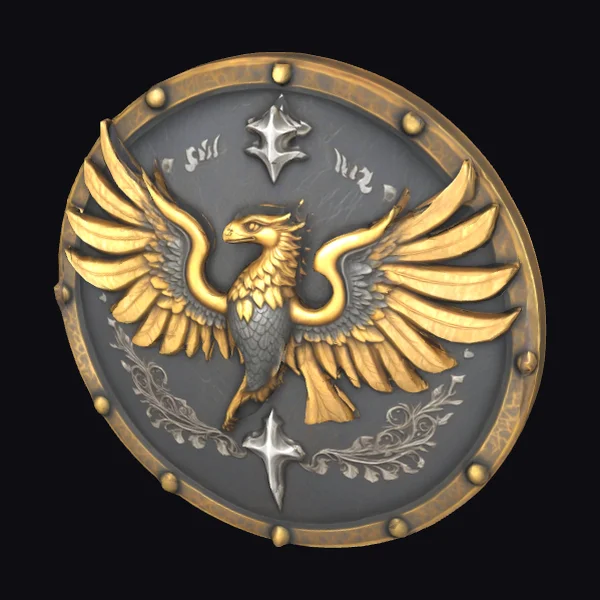 Bronze Rimmed Shield