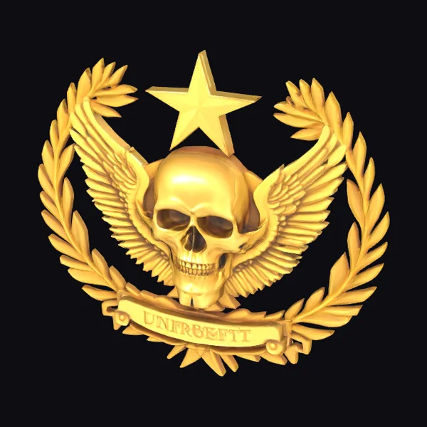 Golden Skull Emblem