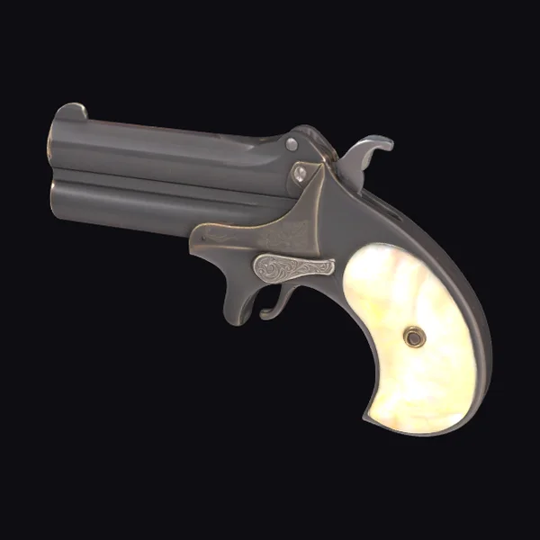 Western Derringer Pistol