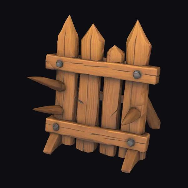 Wooden Battle Barrier