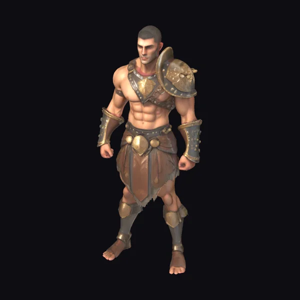 Ancient Male Warrior Armor